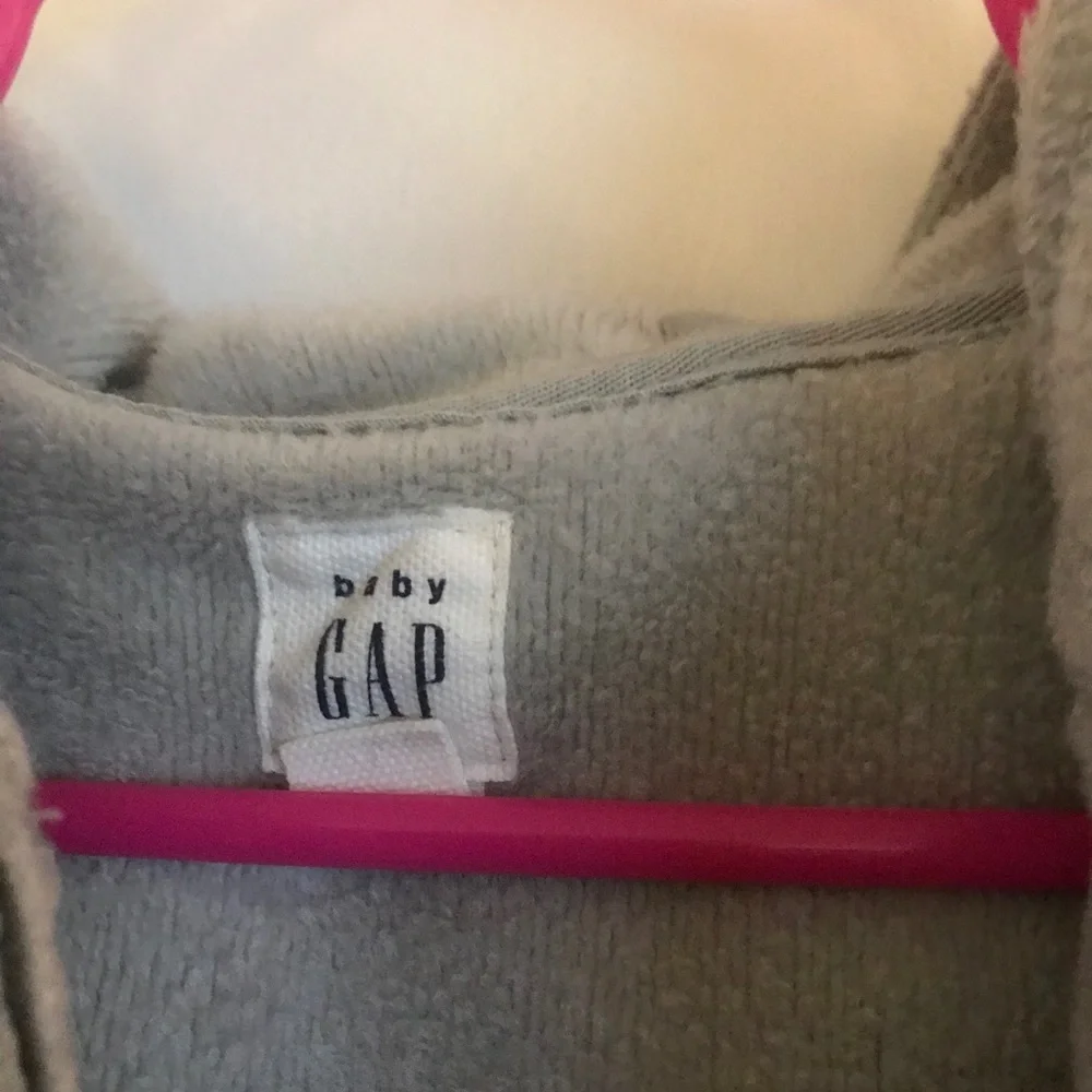 GAP Baby Camouflage Hooded Fleece Sweater - Size 12-18M - Picture 5 of 5